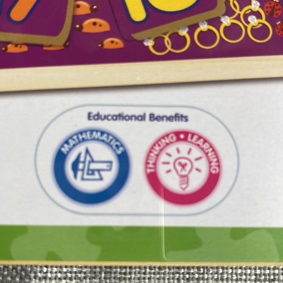 Chunky puzzle 123 educational math helper homeschool tutor learning toy - Picture 6 of 9